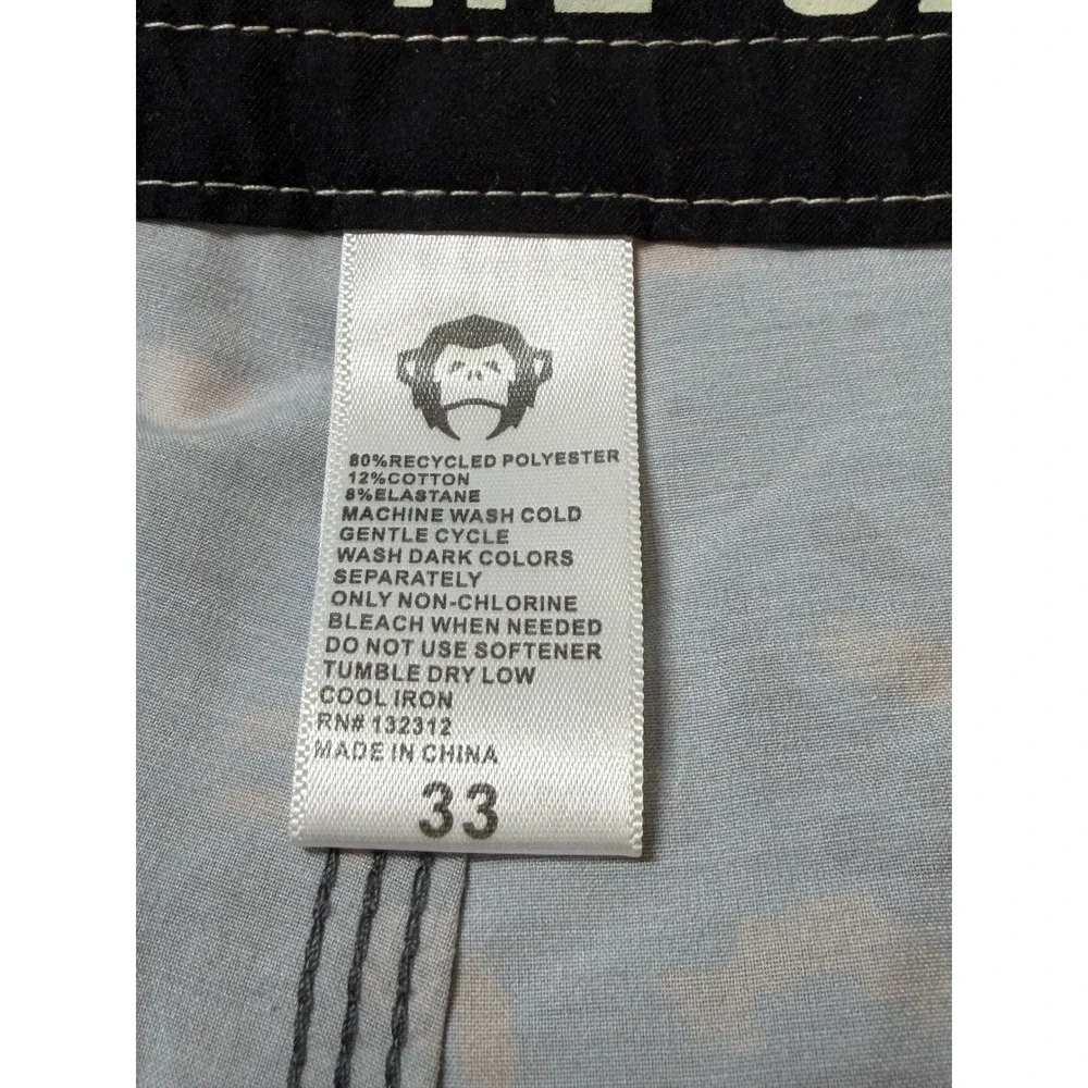 Howler Brothers Mens Bruja Stretch Board Shorts Size 33